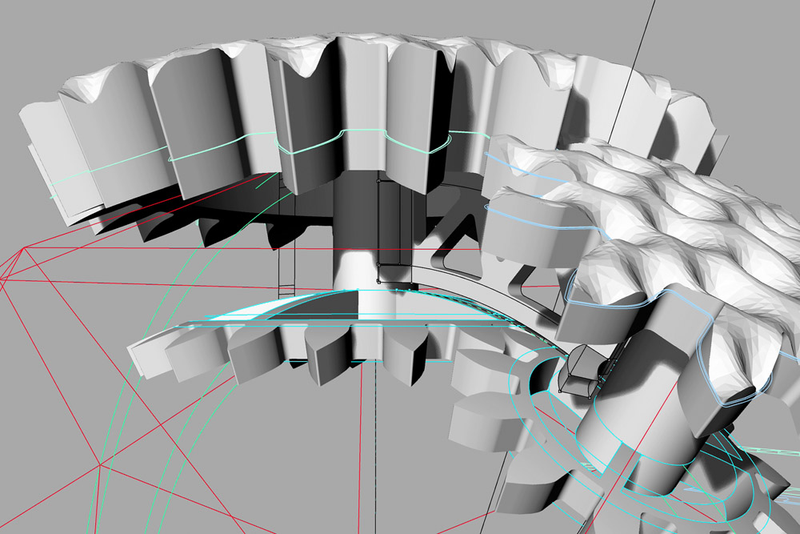 Illustration for article titled Mind-Boggling Spherical Gear Made from 3D-Printed Moving Parts